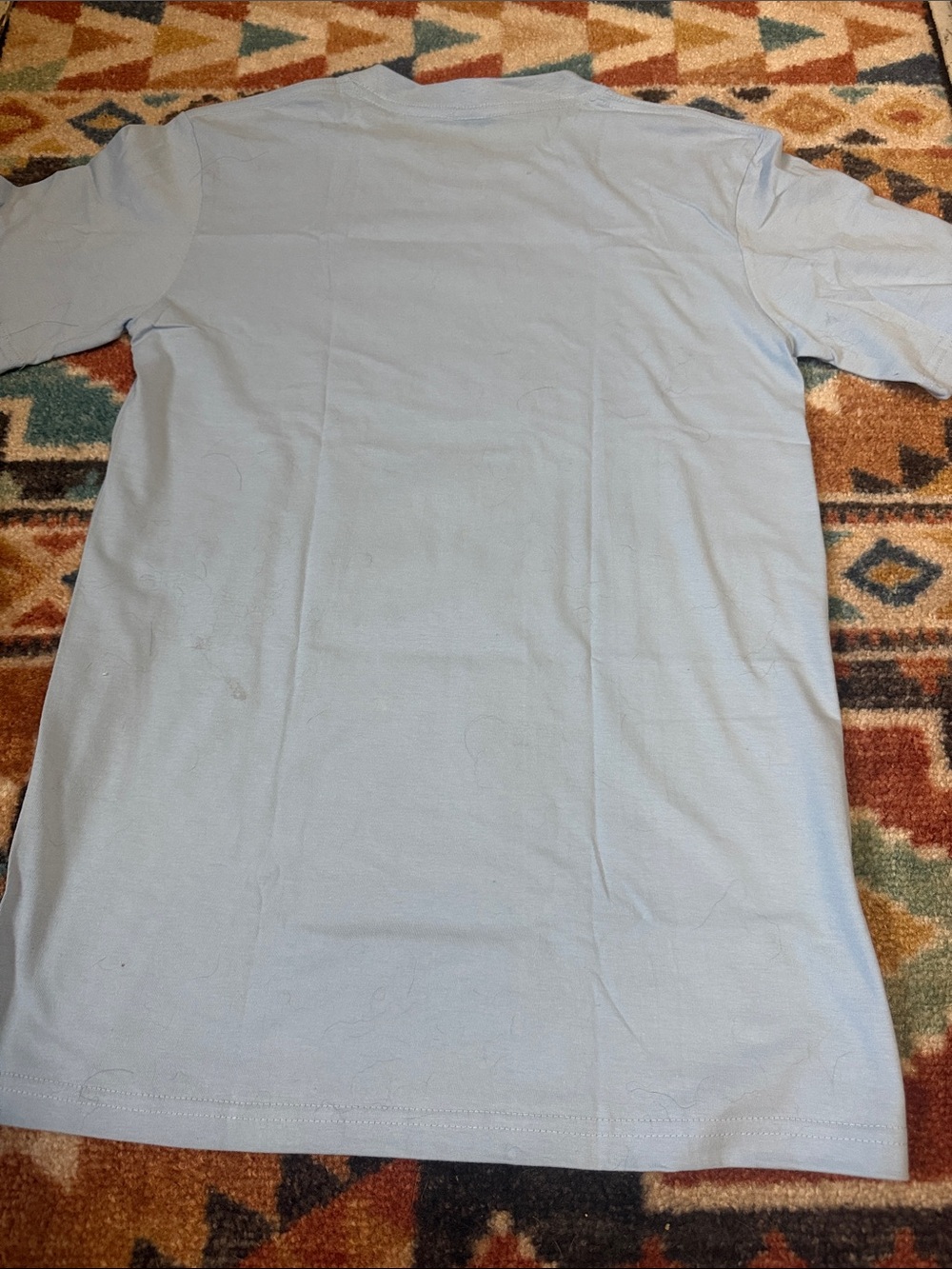 Baby blue 4th of July shirt western Bronc rider - Land of the Yee - Picture 7 of 7